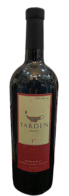 ירדן - בקבוק יין אדום מתוק מחוזק T&sup2;