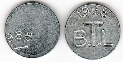טעות !!! אסימון BTL המוטבע חלקית, נדיר !