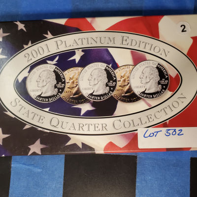 2001 Platinum Edition State Quarter Collection js1bx10002