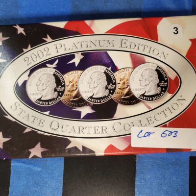 2002 Platinum Edition State Quarter Collection js1bx10003