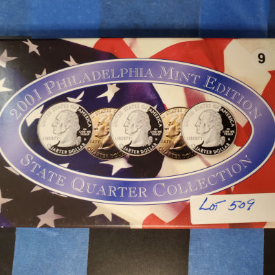 2001 Philadelphia Mint Edition State Quarter js1bx10009