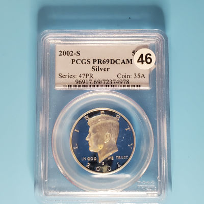 2002S JFK Half Dcam Silver Pegs graded PR69 jsb110046