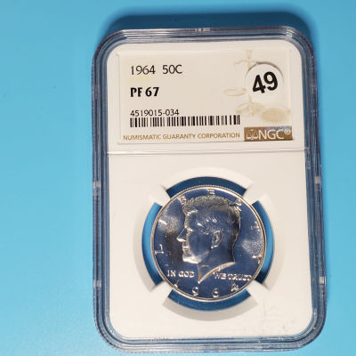 1964 JFK Silver Half PF67 NGC js1b10049