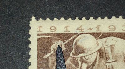 1935 СК 390 Антивоенная серия 20 коп. КРАСИВАЯ РАЗНОВИДНОСТЬ - "Сигарета в руке". Состояние - 