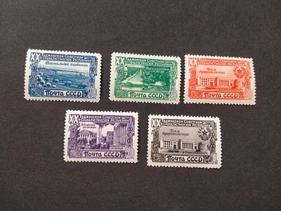 1949 СК 1384 - 1388 Таджикская ССР. Полная серия марок. Состояние **.