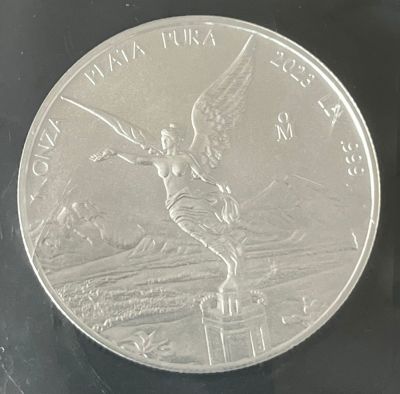 מטבע כסף טהור 999 (1 אונקיה) 31.1 גרם חדש U.N.C - מכסיקו 2023 Mexico