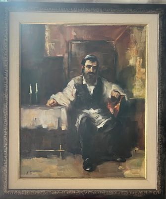 שמן על בד - אומן לא ידוע 76X65.5