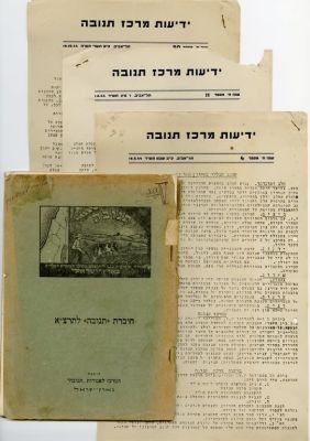 חמשה פרסומים מוקדמים ונדירים של יצרנית החלב 'תנובה'. חמשה פרסומים פנימיים מוקדמים של יצרנית 