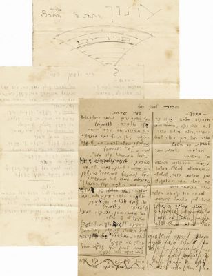 כתבי יד של תלמידי בית הספר לעולים בחיפה – עיתון היתולי, פורים תרצ"ד [1934] / עתון מזופת – חוברת 