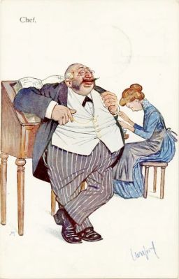 שלש גלויות מזכרת מתערוכת 'היהודי הנצחי' - 1938. * גלויה אנטישמית בה נראה בנקאי יהודי בחוסר מעש 