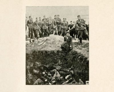 חורבננו בתמונות - ברגן בלזן, 1946 . חורבננו בתמונות, בעריכת רפאל אולבסקי, פאול טרפמן ודוד 