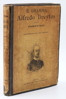 פרשת דרייפוס - מהדורה אלבומית מוקדמת - תמונות רבות. מילאנו 1899. IL DRAMMA Alfredo Dreyfus 
