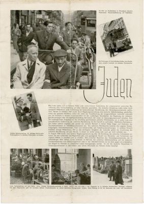 "עדויות סטטיסטיות מראות שדוקא הגזע היהודי... הוא הנשא והמפיץ של מחלות המגיפה". חוברת תעמולה 