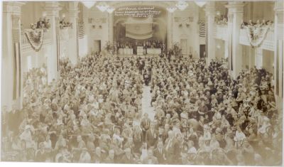 תצלום ענק של משתתפי ועידת ציוני אמריקה - 1927. 30th annual convention zionist organization of 