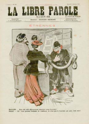 "לה ליבר פארול" - אדוארד דרימון - חמשה גיליונות. חמשה גיליונות של העיתון האנטישמי הארסי La 