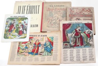 היהודי הנודד - אוסף חשוב של פרסומים מוקדמים. צרפת, המאה ה־19. 1. LA LEGENDE DU JUIF ERRANT - 