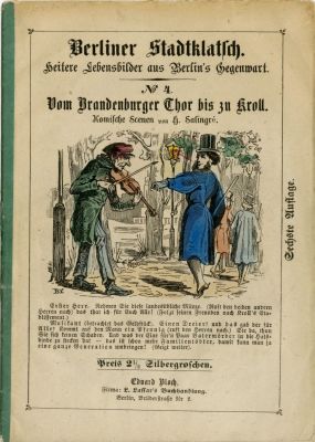 רכילות מהעיר ברלין - חוברת הומור יהודי. Berliner Stadtklatsch - רכילות מברלין - תמונות חיים 