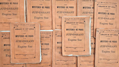 המסתורין של פריז והיהודי הנודד - אוסף גיליונות רצופים החל מהראשון. פריז 1876. LES MYSTERES DE 
