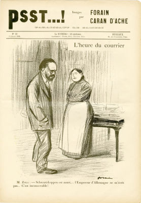 אוסף גיליונות השבועון האנטישמי "פססט!". פריז, 1898-1899. 64 גיליונות של השבועון האנטישמי 