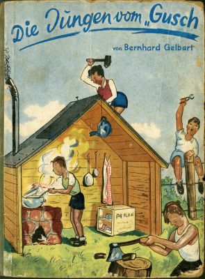 ספר ילדים יהודי שיצא בברלין הנאצית, 1936. "Die Jungen vom "Gush EIN JUDISCHES JUGENDBUCH - 
