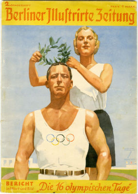 גיליון השבועון "העיתון הברלינאי המאוייר" - אולימפיאדת ברלין 1936. גיליון השבועון Berliner 
