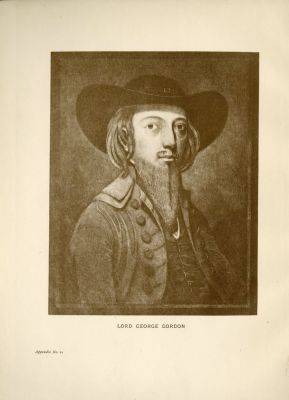 ההמרה ליהדות של ג'ורג' גורדון - איורים אנטישמים. לונדון 1914 - מהדורה ראשונה. Israel Solomons. 