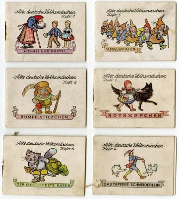 ששה ספרוני כיס לילדים שהוציאה המפלגה הנאצית כ"סיוע חורף לעם הגרמני" בזמן מלחמת העולם השנייה. ששה 