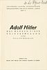 Adolf Hitler – The Emergence of a People’s Movement – an early propaganda publication Image - 1