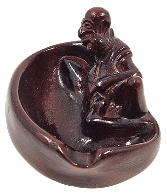 Antisemitic ashtray – The Jewish Drunkard. Antisemitic ashtray in the form of a bearded Jew 