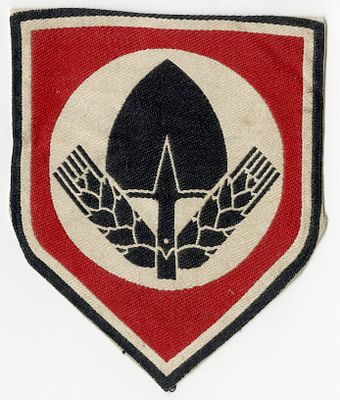 Armband of a youth in the German Labor Service - RAD. Cloth armband of a youth in the German 