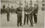 Six real photo postcards from the honor ceremony held for Dreyfus at the &Eacute;cole Militaire Image - 1