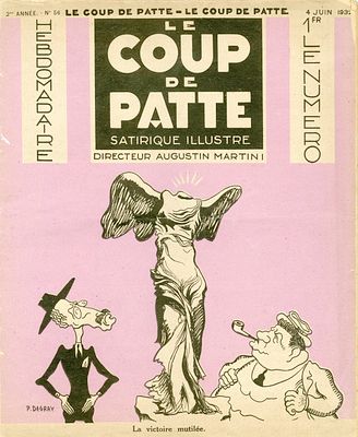 "The Public Officials of Zion" – Antisemitic issue of Le Coup de Patte. June, 1932. “People of 