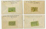 Collection of personal letters enclosed in mailing envelopes affixed with labels bearing Image - 3
