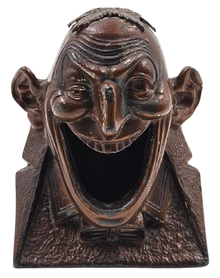 Antisemitic figurine used as a "swallowing" money box – 19th century. Antisemitic figurine in 