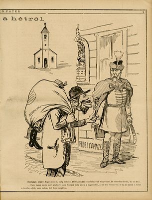 Eight issues of the Hungarian antisemitic newspaper Harcok-P&eacute;ter – 1897. Eight issues of the 