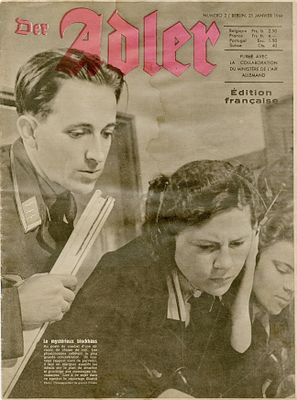 Issue of the German Air Force magazine Der Adler – staged photographs and false reports 