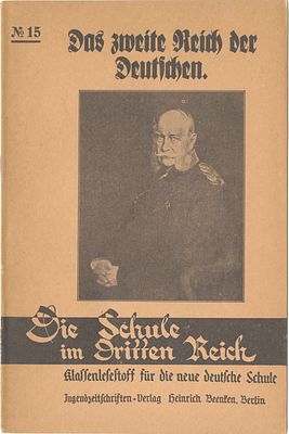 Educational booklet for German schools that distorts history in order to present the Third 