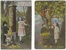 Collection of New Year Greeting Postcards – Jewish Publishers Active in Warsaw – Early 20th CenturyИзображение - 4