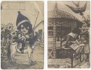 Collection of New Year Greeting Postcards – Jewish Publishers Active in Warsaw – Early 20th CenturyИзображение - 5