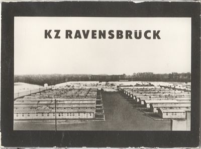 Photo folder from Ravensbr&uuml;ck camp – rare photographs of women in forced labor. KZ Ravensbr&uuml;ck – 