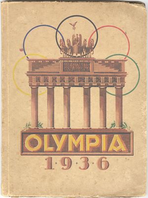 Olympia 1936 - Complete cards album. OLYMPIA 1936 - A black and white card album of photographs 