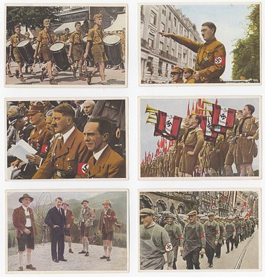 Collection of cards for the Germany Awakens album. Berlin, 1933. Collection of 44 cards 