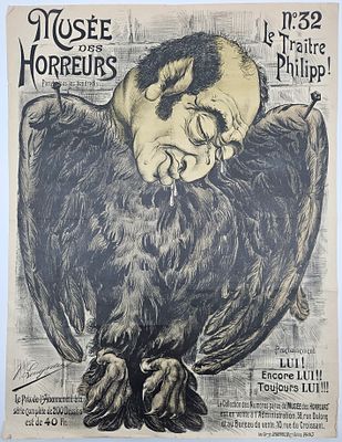 “Philip the Traitor” – Poster No. 32 from “The Monsters’ Exhibition” – the Dreyfus Affair. Le 