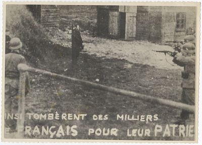 “Thus fell thousands of Frenchmen for their homeland” – two photographs of the execution of 
