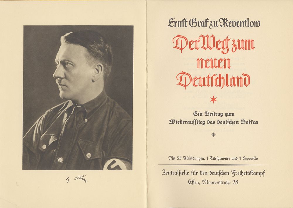 The Road to the New Germany – an early publication aimed at paving the way for the Nazi Party’s 