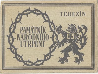 Photo folder from the Theresienstadt camp. TEREZIN – PAMATNIK NARODNIHO UTRPENI – Terezin – 