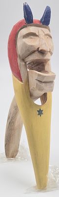 Antisemitic Nutcracker. Antisemitic nutcracker in the form of a Jew depicted as the devil, with 