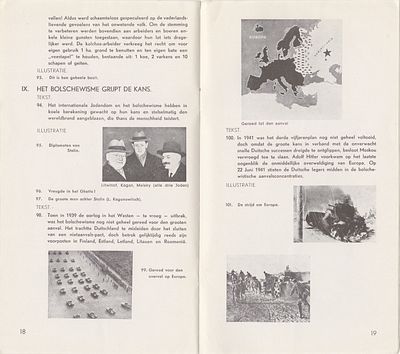 Catalogue of an Antisemitic Exhibition Held by the Nazis in the Occupied Netherlands. The 