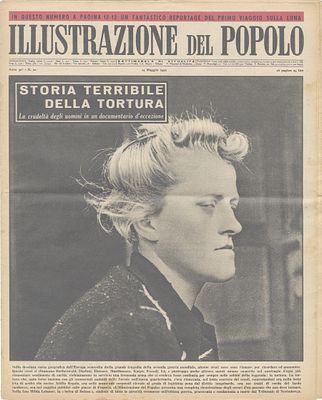 "The Terrible History of Torture" – L'Illustrazione del Popolo Special Issue on the Nazi 