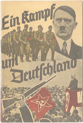 Nazi Propaganda Booklet for the Forced Elections of 1933 in Germany, in Which the Nazi Party 